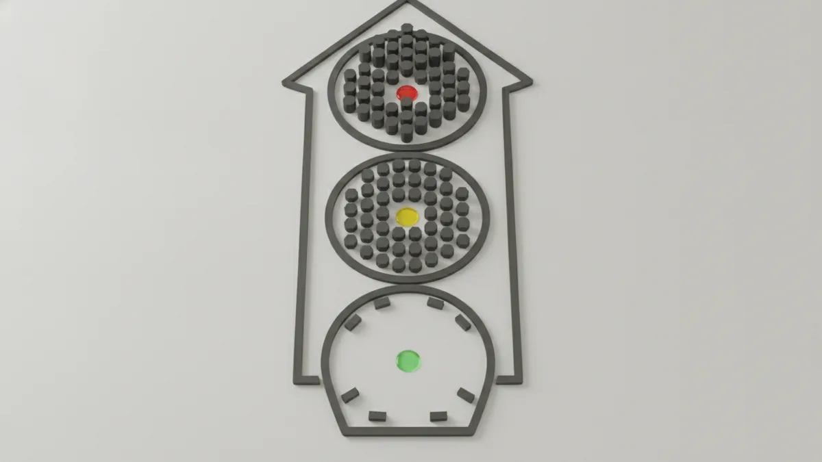Visual cue for controlled request pacing and rate limit windows
