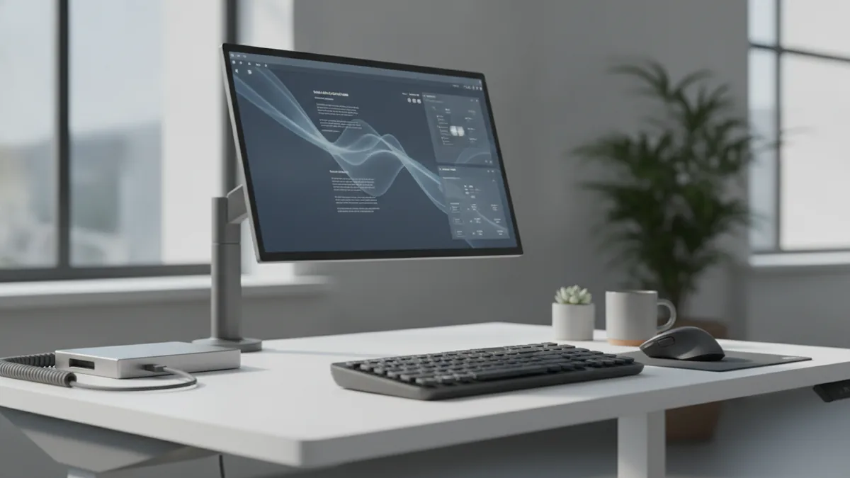 Screen real estate for coding High-resolution laptop screen illustrating comfortable screen real estate