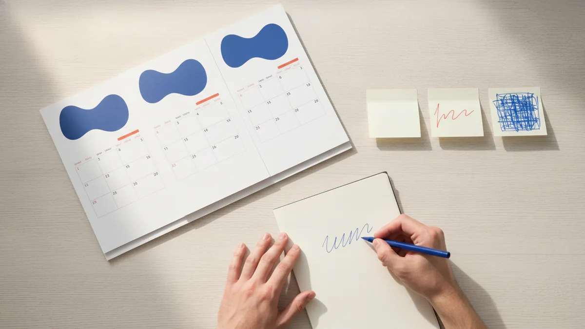 What conversion means Desk scene illustrating change over time and one state turning into another