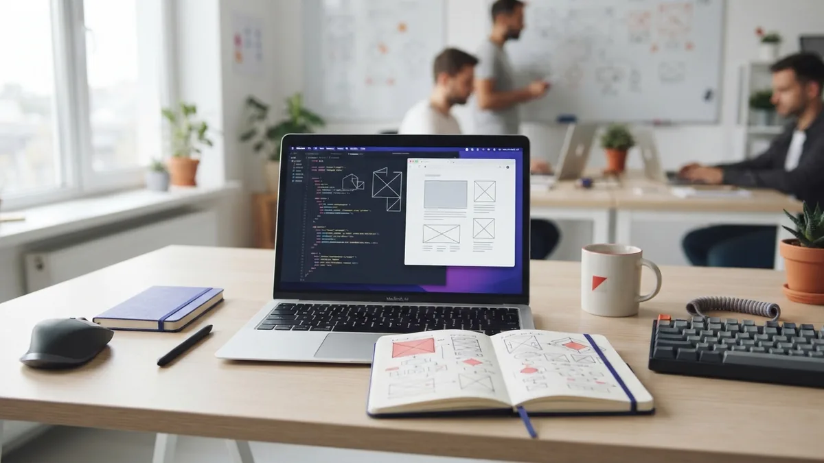 Front-end and back-end development tools Layered web development tools showing front-end and back-end coding work