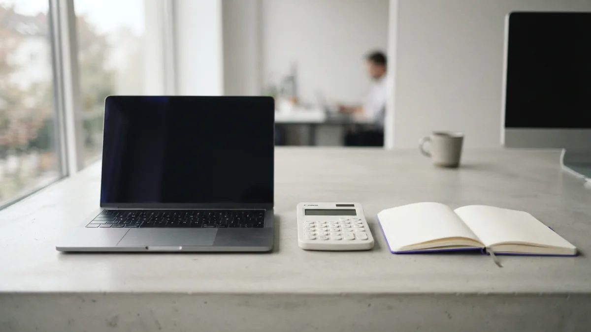 The details investors weigh A notebook and calculator on a desk suggest careful review of a startup's business plan