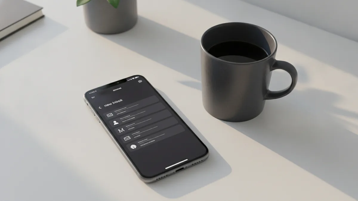Phone and desk setup symbolizing targeted email marketing