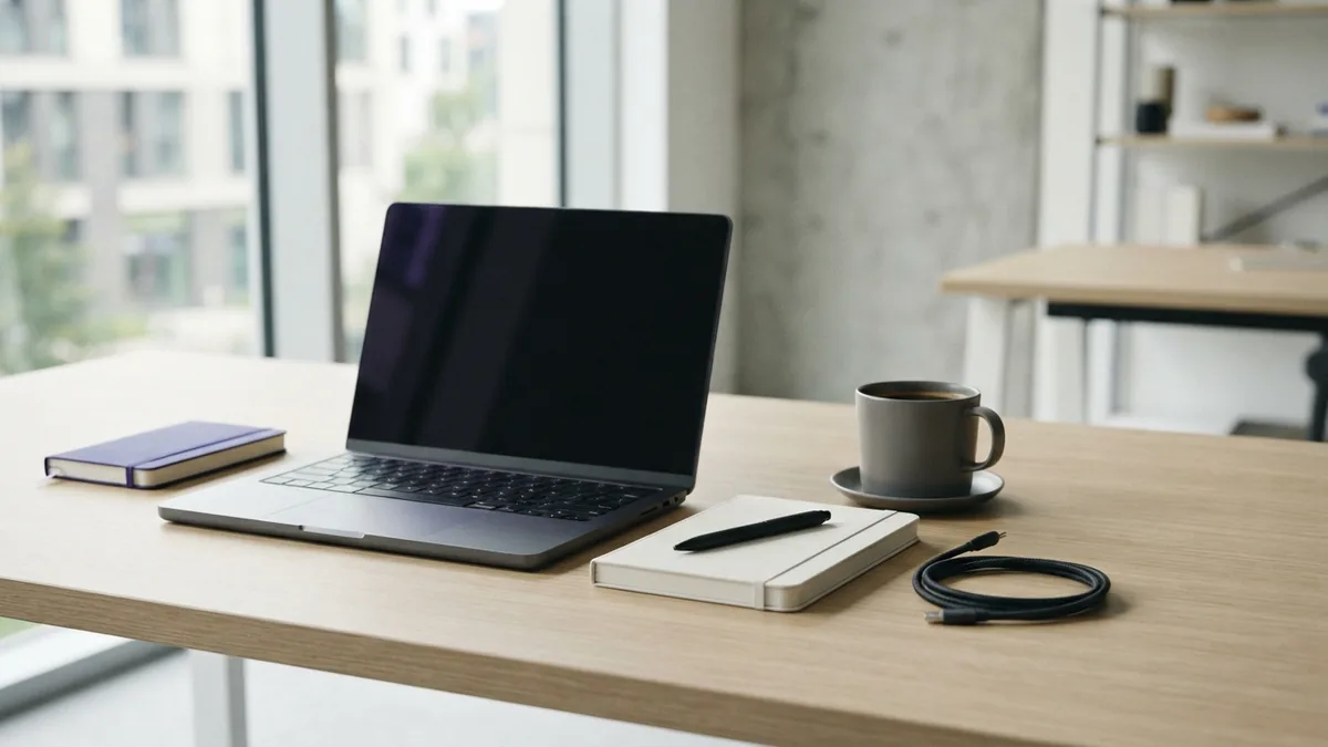 Modern workspace representing varied graphic design career paths and digital work
