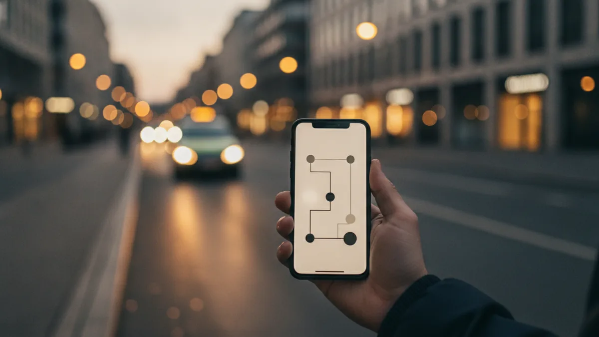 Phone experience connected to real customers in a city context