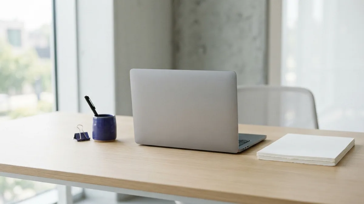 Open, uncluttered business workspace that reflects the flexibility of SaaS tools
