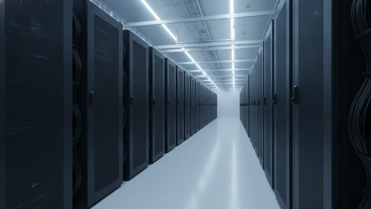 Data center infrastructure representing hosting costs in SaaS COGS