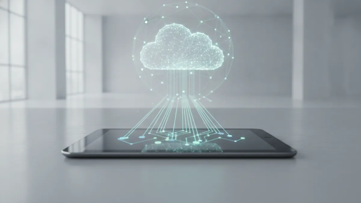 Device connecting to a blockchain-style network of nodes