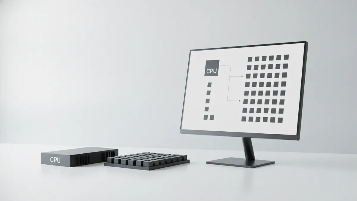 Hardware vs software rendering concept for GPU acceleration and CPU fallback
