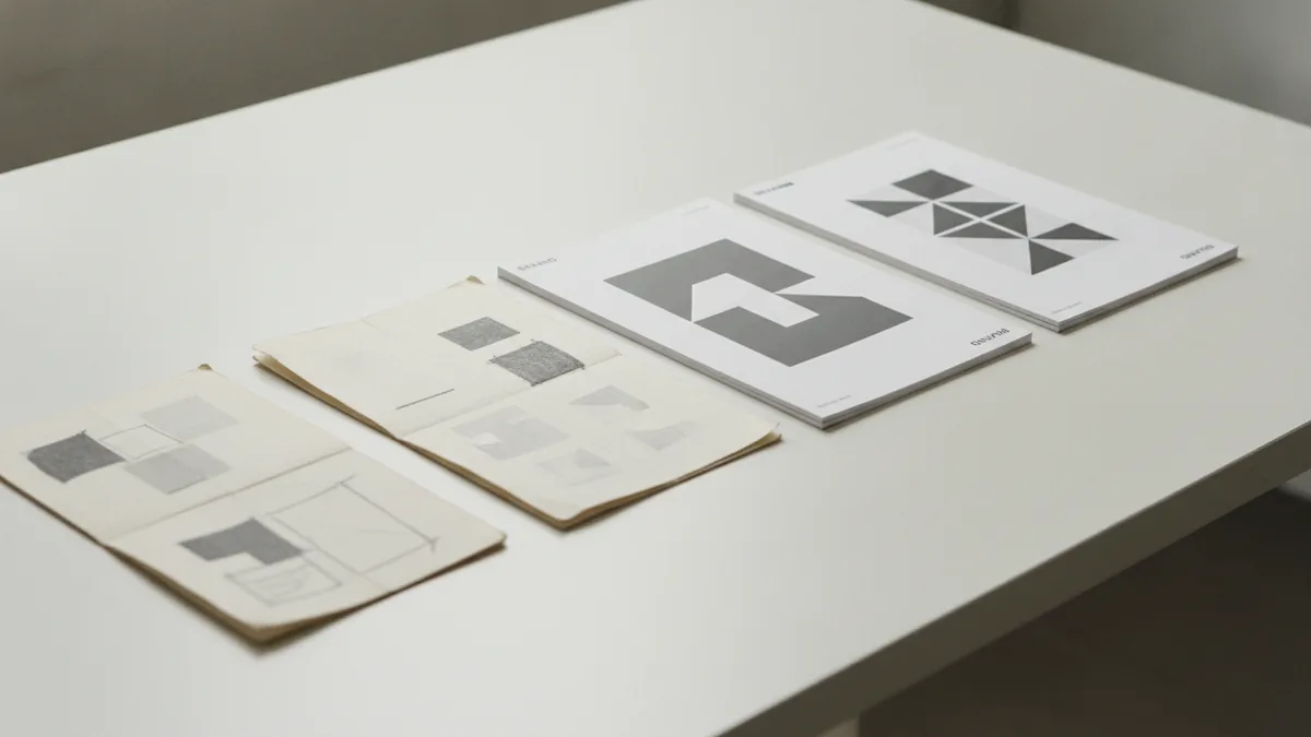 Updated brand style pages showing ongoing evolution
