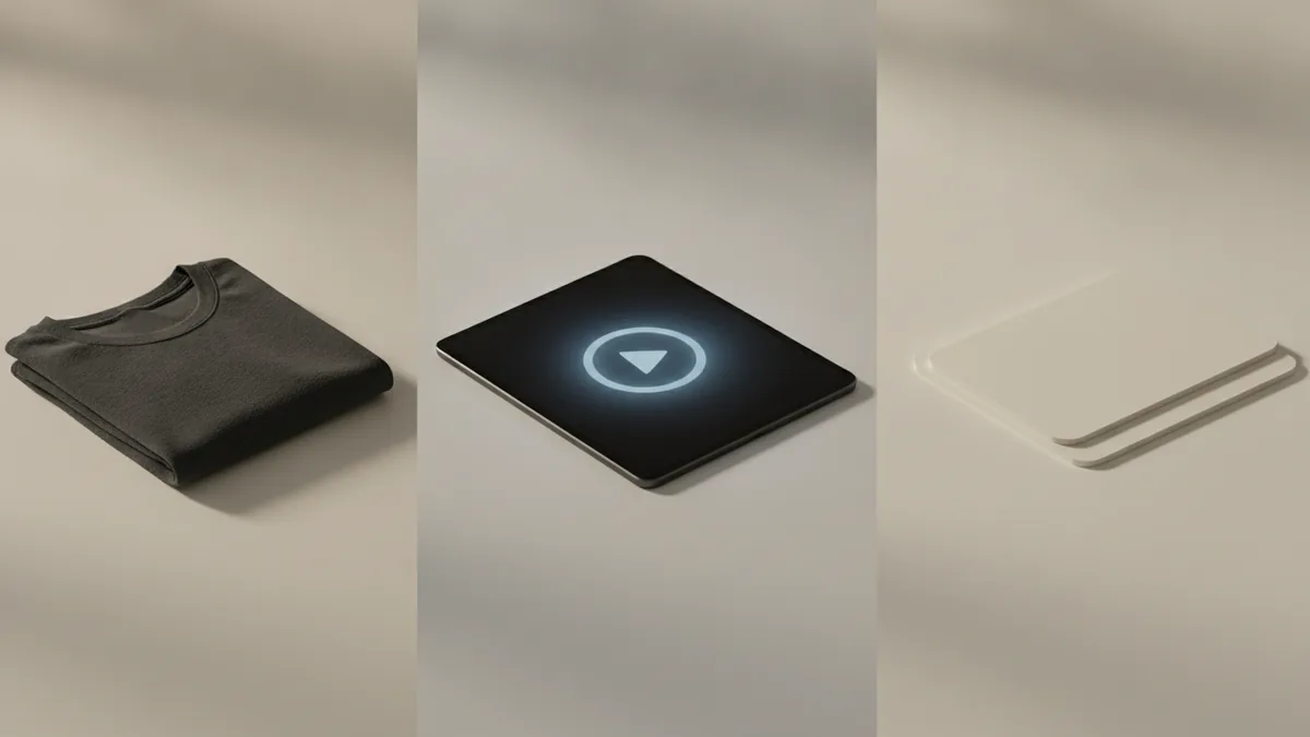 Physical, digital, and service items presented as online commerce categories.