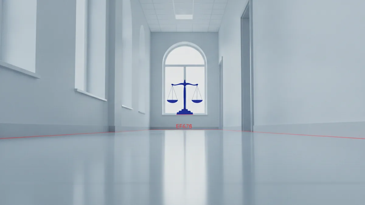 Legal consequences can include penalties Courthouse scene symbolizing criminal charges and restitution