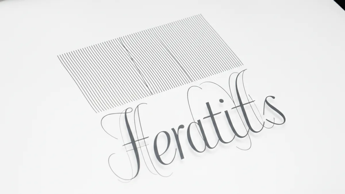 Readability and texture Side-by-side text showing how x-height affects readability and visual texture